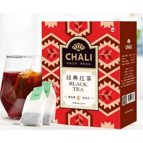 Free shipping Chali Tea Yingdehong Tea Small Bags Red Tea Bag Dedicated for Milk Tea Shops Tea Bag 100 Bags
