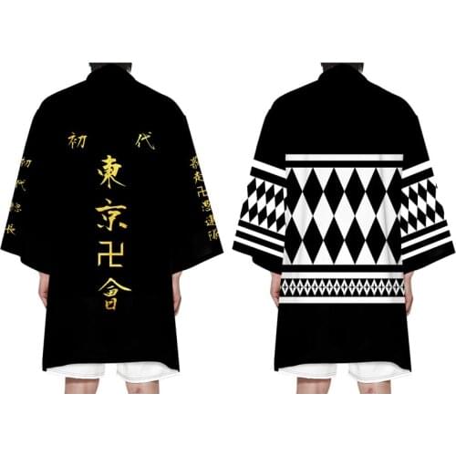 Tokyo Revengers Cosplay coats Sano Manjiro costumes Draken mickey Japanese Haori Ryuguuji Ken Kimono jacket Takemitchy jackets