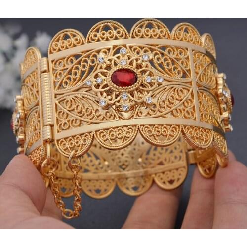 Luxury Dubai Gold Color wedding Bangle For Women Girls Wife African Arab Bracelet Jewelry Holiday Gift