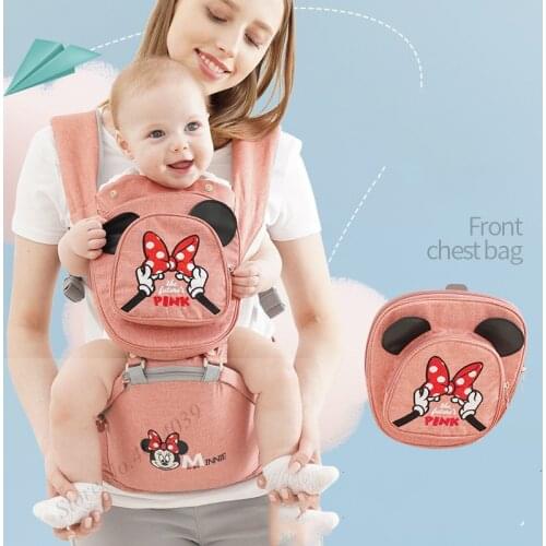 Disney Ergonomic Baby Carriers Backpacks 0-36 months Portable Baby Sling Wrap Infant Newborn kangaroo Carrying Belt for Mom Dad