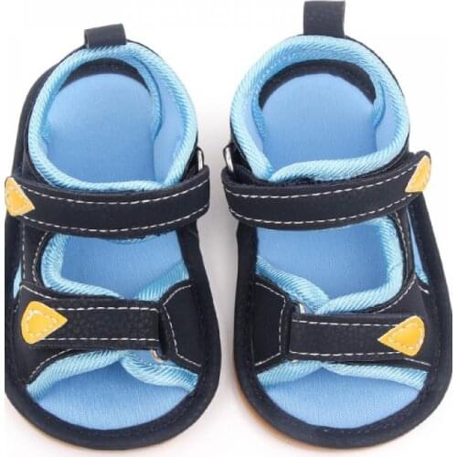 Summer Boy Sandels Newborn Infant Baby Boy Sandals leather Rubber Sole Anit-slip First Walkers Size Flat With Shoes