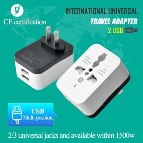 Universal Travel Conversion Plug 250V 10A EU/US/UK Standard Conversion Europe Power EU Plug Converter Socket/Outlet/Adapter