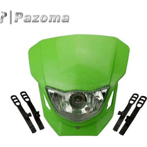 12V 35W Motorcycle Headlight Universal Street Bikes Head Light Lamp for Kawasaki KX 250F 450F KLX 450R 150 KDX 200 KLR KLE 250