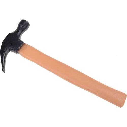 1pcs Mentalism crazy Nude Rubber Fake hammer funny Toy magic Latex hammer disappearing illusion trick props toys sihir