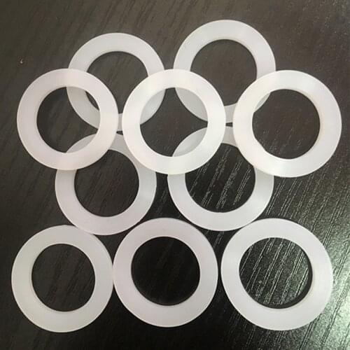 10 PCS DN40 DN50 Silicone Gasket Flat Sealing Washer Spacer For 1-1/2" 2" BSP NPT Fitting