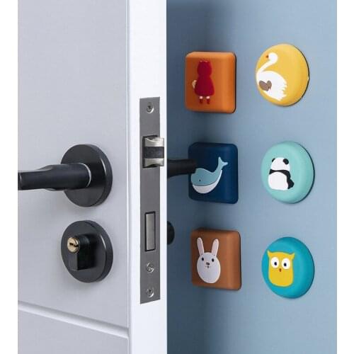 2021 New Thickened Wall Door Handle Door Anti-collision Pad Soft Rubber Pad Door Collision Safety Cushion for Children