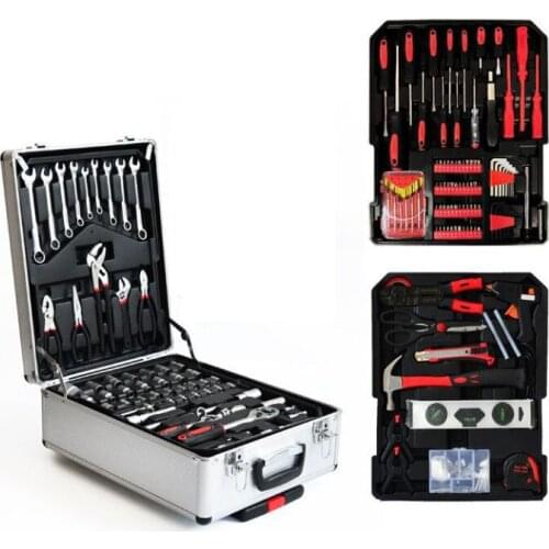 217 Pcs lever tools commercial tools hand tools wrench kit screwdriver knife hammer