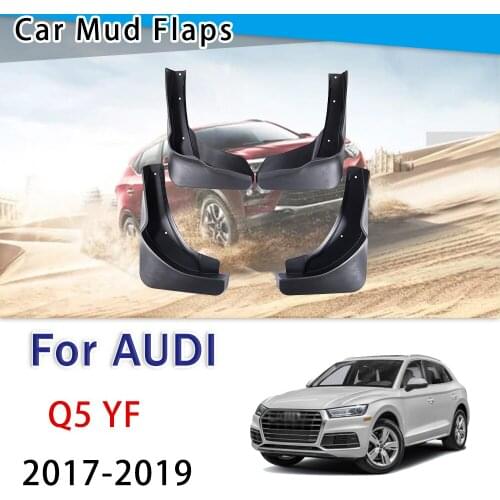 For Audi Q5 S-Line SQ5 2017-2019 YF Front Rear Car Mudflap Fender Mud Guard Flap Splash Flaps Mudguards Accessories 4 PCS