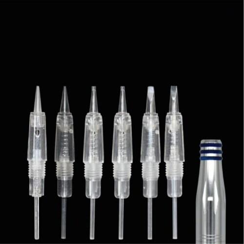 50pcs D 1RL 1/3/5/7RL/5/7F Disposable Permanent Makeup Cartridge Needles For Tattoo Digital Eyebrow/Lips/Eyeliner machine