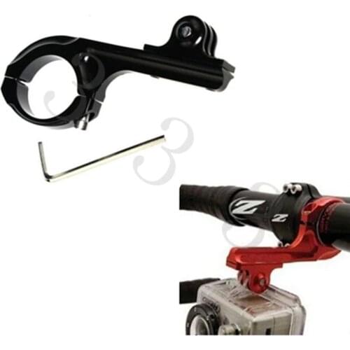 For Go pro Accessories Bike Motorcycle Aluminum Handlebar Holder Adapter Mount For Gopro HD Hero9 8 6 hero7 5 4 Session 3 Camera