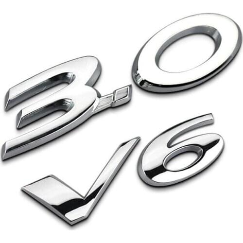 Car 3D Decoration Sticker Emblem for XF XJ XJ-S XJ-6 X-Type XE F-Pace F-Type S-Type XK XK8 XFR 3.0 V6 Badge Decal Auto Accessory