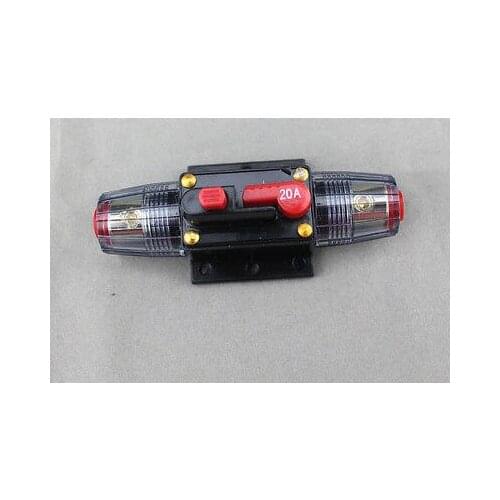 20A Car Audio Inline Circuit Breaker Fuse for 12V Protection SKCB-02-20A