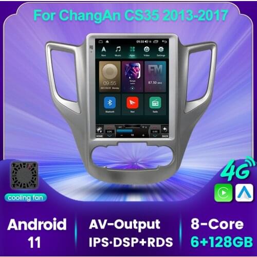 Android 11 Car Multimedia Video GPS Navigation For ChangAn CS35 2013-2017 Auto Radio Built-in Carplay BT SWC Camera DVR OBD TPMS
