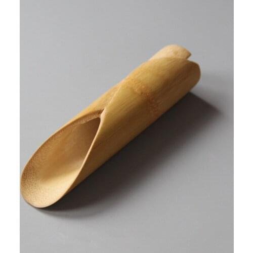 Bamboo small tea spoons Tea Accessories Crafts Bailer handmade of natural no paint Crafts chinese style tea shovel F20173674