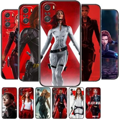 Black Widow Phone Case For Xiaomi Redmi 11 lite 9C 8A 7A Pro 10T 5G Cover Mi 10 Ultra Poco M3 X3 NFC 8 SE cover