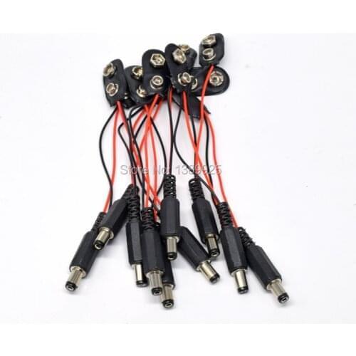 20pcs/lot 2.1 X 5.5mm 9V Battery Holder for Arduino