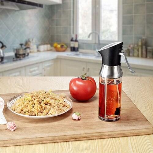 Efficient Kitchen 2 In 1 Olive Oil Spray Spices Bottle Cooking Gravy Boats For Barbecue BBQ Sprayer Seasoning Bottles Tools