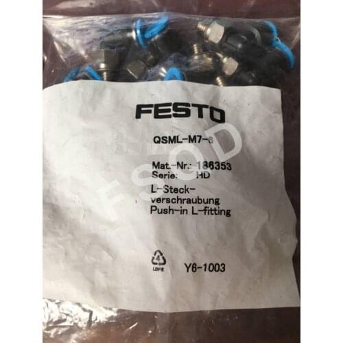 QSML-M3-4 QSML-M5-4 QSML-M5-6 QSML-M7-4 QSM-M7-6-I-R Festo Quick insert threaded joint air tools connector QSML series