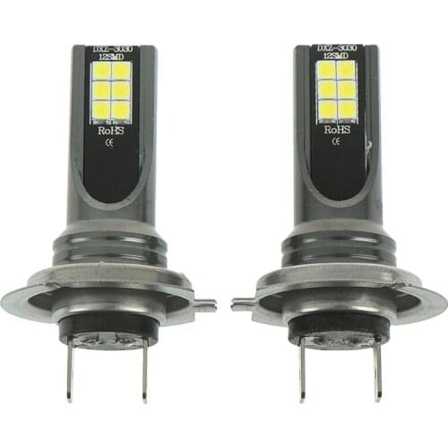 High Quality 2PCS H7 LED FOG Headlight Lights Kit 50W 14000LM CAR Bulbs 6000K Driving Lamp