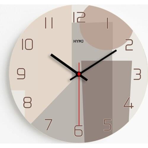 Creative Modern Wall Clock Simple Living Room Nordic Silent Digital Metal Quartz Wall Clock Reloj De Pared Home Decor DL60WC