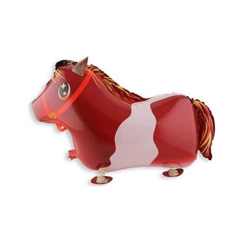 Hot selling Free Shipping Factory outlets 50pc walking pet balloon child farm anmal party role foil balloons