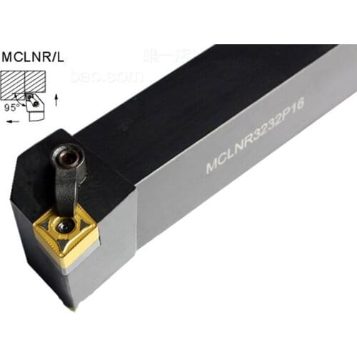 MCLNR1616H12 MCLNL 2020K12 CNC Lathe Arbor Machining Cutter External Turning Tools Holder Boring Metal Cutting Toolholders
