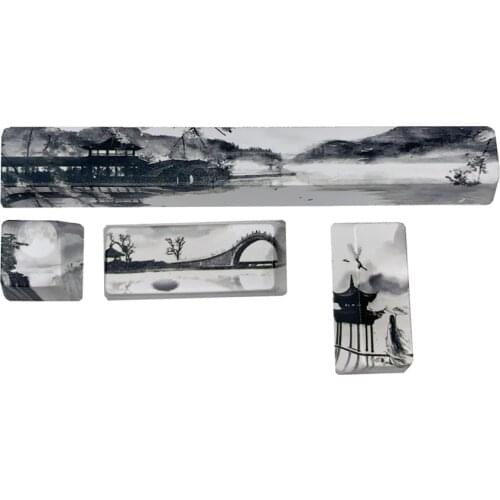 4keys Cherry Mx Switch Mechanical Gaming Keyboard Use OEM ESC ENTER 6.25x SPACEBAR PBT Sublimation Keycaps Sakula Corgi Penguin