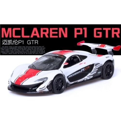 1: 32 Simulation McLaren 600lt Sports Car Alloy Car Model Children Toy Boy Birthday New Year Christmas Gift White