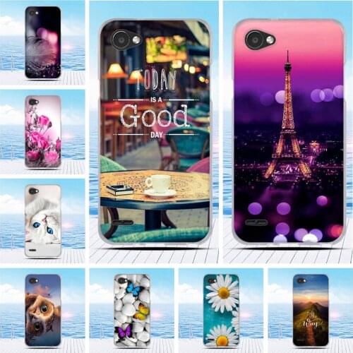 Soft TPU FOR Capa LG Q6 Case Cover Painted Phone FOR LG Q6A Q6 Alpha M700 Q6 Plus X600 Back Protective Case FOR LG Q6 Cover