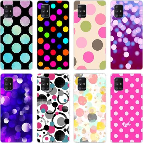 Polka Dots Soft Case for Samsung Galaxy A10 A21 A30 A50 A70 S A20 E A40 A01 A11 A31 A41 A51 A71 A81 A91 Silicone Cover