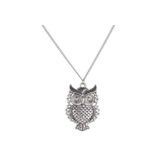 New fashion Long hollow necklace retro owl pendant For Women girl Accessories jewelry wholesale