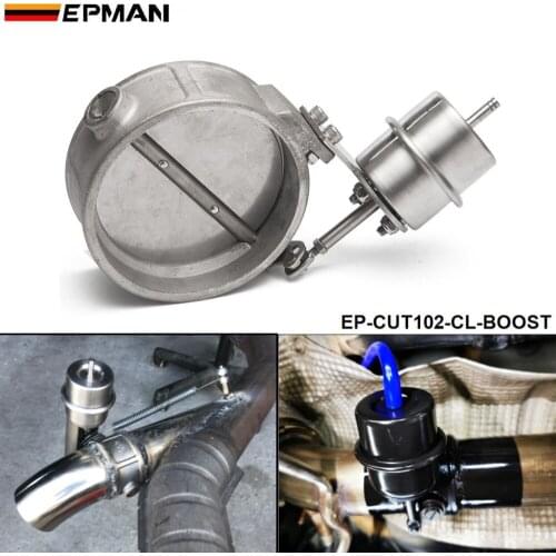 NEW Boost Activated Exhaust Cutout / Dump 102MM CLOSE Style Pressure: about 1 BAR For VW Polo EP-CUT102-CL-BOOST
