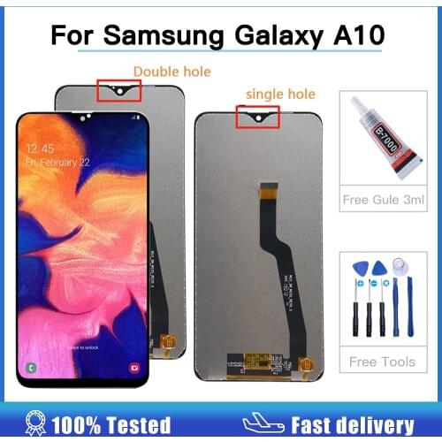 OLED 6.2" For Samsung Galaxy A10 Touch Screen A105 A105F SM-A105F 2019 lcd Display Digitizer Assembly replacement Repair parts