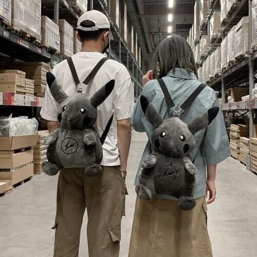 Fragment x Pokemon Pikachu Plush Backpacks Stuffed Animal Plush Doll Toy