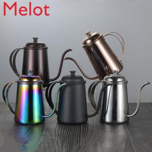 Stainless Steel Hand Wash Pot Drip Coffee Maker Fine Long Sprout Pot Narrow Mouth Pot 650ml