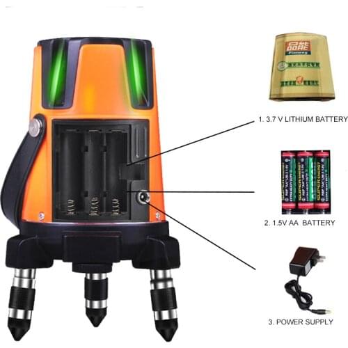 3Lines 4points Laser Level Self-Leveling 360 Horizontal Vertical Cross Super Green Beam slash functional Line laser