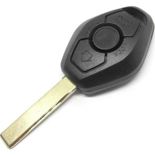 3 Buttons CAS2 315LP-ASKMhz ID46 chip Smart Key HU92 blade without letter Remote Key For B-W Car Key(1case=5pcs)