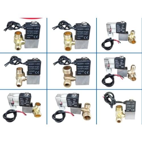 Air compressor solenoid valve mute oil-free machine check valve valve bleed valve air compressor air pump components