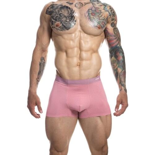 Teens Mens Classic Stripe Boxer Shorts Trunk Boxers Underwear Pants