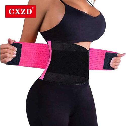 CXZD Women Waist Trainer Breathable Sweat Belt Cincher Body Shaper Girdle Fat Burn Belly Slimming Band for Weight Loss Fitness