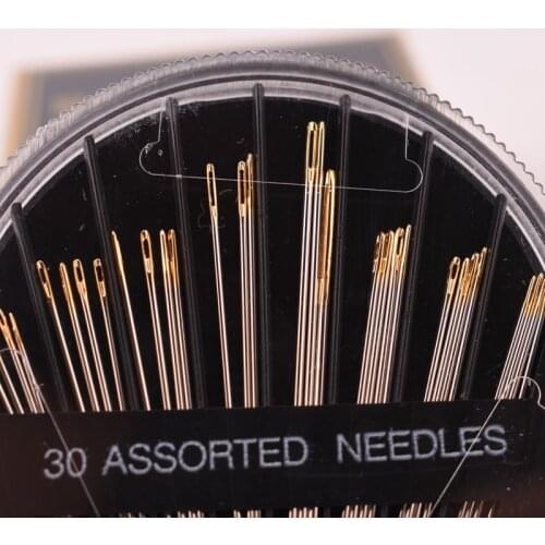30PCS Gold tail needle Assorted Hand Sewing Needles DIY,Embroidery, Mending, Craft ,Quilt