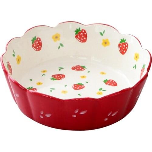 1Pc Ceramic Pet Bowl Cat Puppy Feeding Supplies Pet Bowls Dog Food Water Feeder Dog Accessories Durable Multiple Color Option