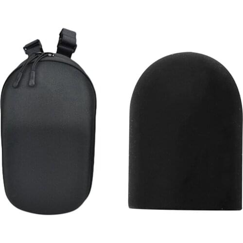 2 Pcs Scooter Accessories: 1 Pcs Front Handle Bag Hanging Bag & 1 Pcs Foot Support Sleeve Silicone Foot Support Cover