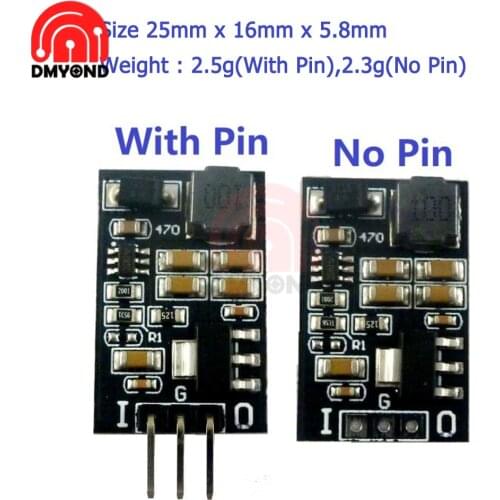 2 x 5W DC 6-40V to 3.3V 5V Low Noise 2 in 1 LDO Linear Regulators & DC-DC Buck Converter Module replace AMS1117 LM317 7805