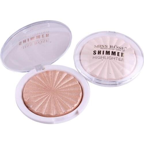 50pcs Makeup Highlighter Powder Brighten Illuminator Shimmer Face Foundation Highlighting Contour Bronze Glow Kit