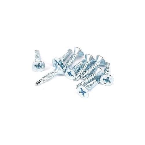 50pcs M4.8 Self Drill Flat Head Countersunk Screws Zinc Plating