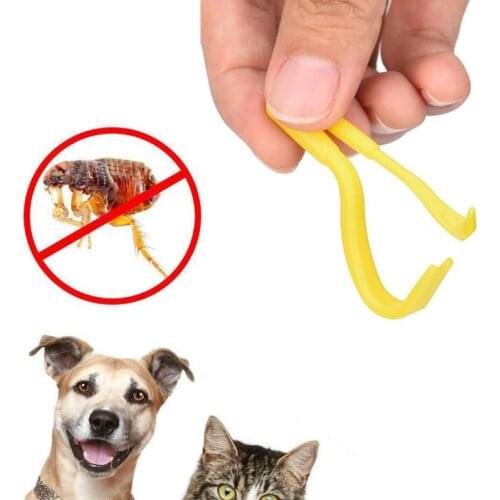 500Pcs/set Plastic Tick Twist Hook Flea Remover Hook Human Cat Dog Pet Supplies Tick Remover Tool Pet Supplies SN3432