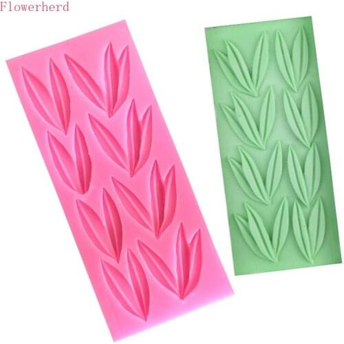 New 8 Pieces 4 Pairs of Chinese Style Bamboo Shape Silicone Cake Mold Fondant Cake Decorating Baking Tools Chocolate Soap Mold