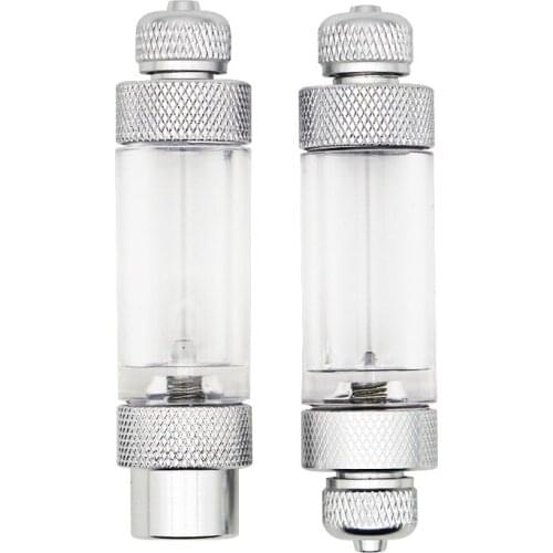 Aquarium CO2 Bubble Counter Double Head Check Valve Fish Tank CO2 Regulator Diffuser CO2 System Kit Reactor Air Pump Accessories