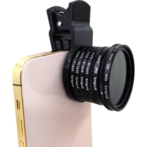 KnightX Phone Camera Macro Lens Professional CPL Star Variable ND Filter all smartphones 37mm 52mm 55mm 58mm For canon nikon